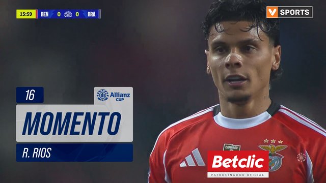 Benfica, Jogada, R. Rios aos 16'