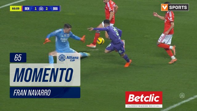 Braga, Jogada, Fran Navarro aos 65'