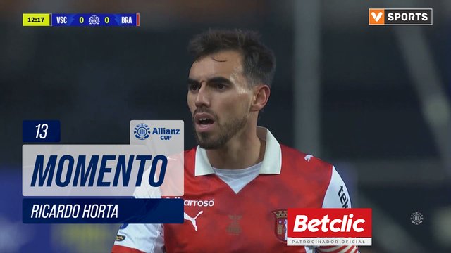 Braga, Jogada, Ricardo Horta aos 13'