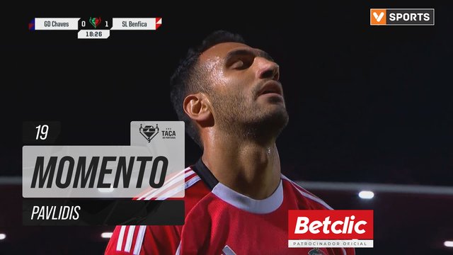 Benfica, Jogada, Pavlidis aos 19'