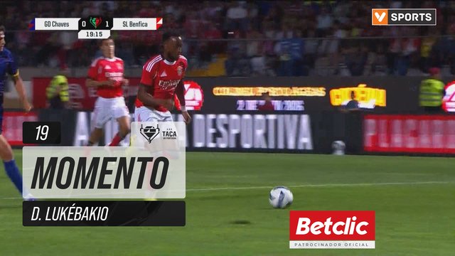 Benfica, Jogada, D. Lukébakio aos 19'