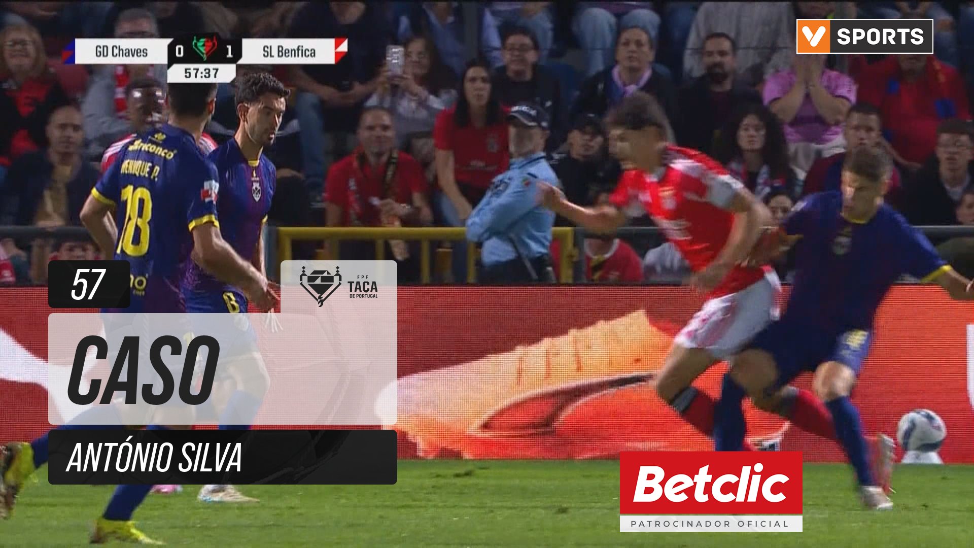Benfica, Caso, António Silva aos 57'