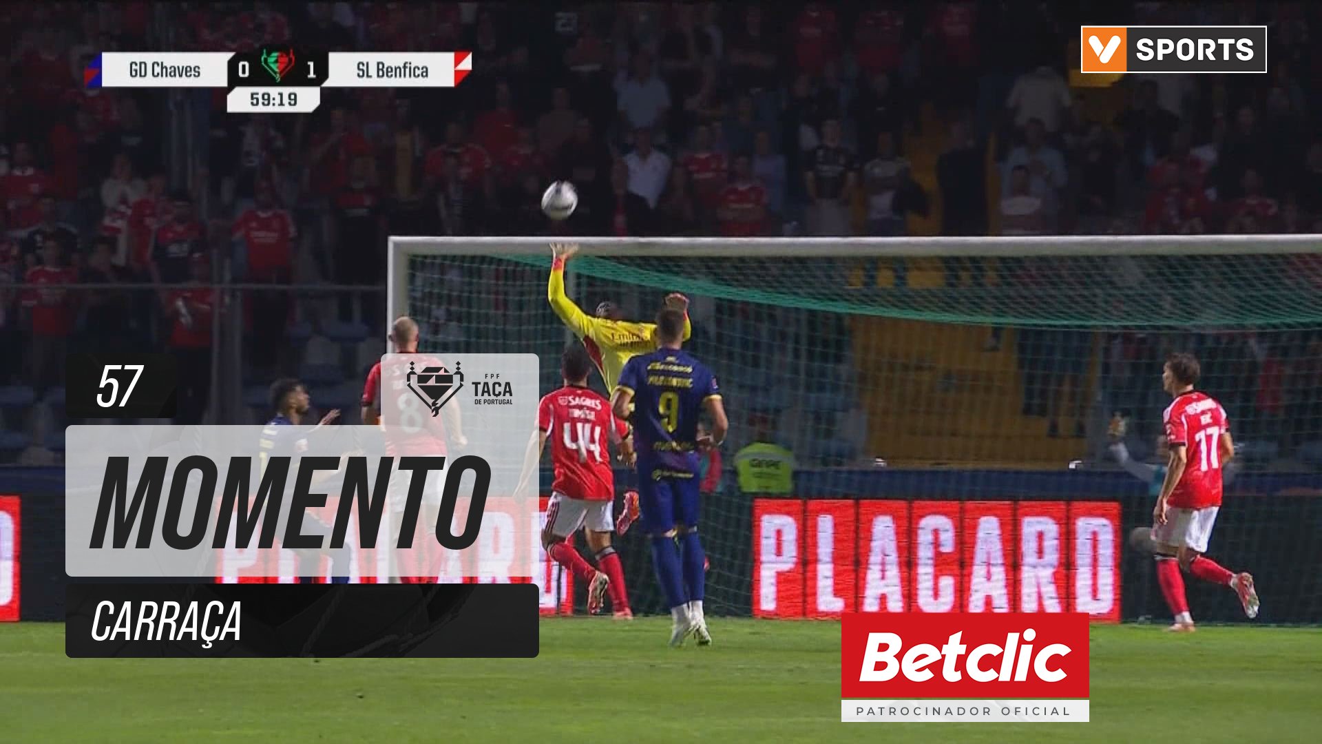 Chaves, Jogada, Carraça aos 57'