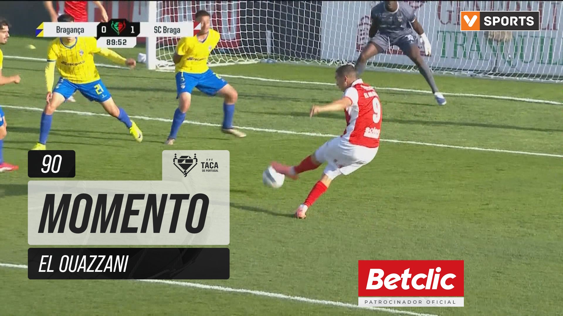 Braga, Jogada, El Ouazzani aos 90'