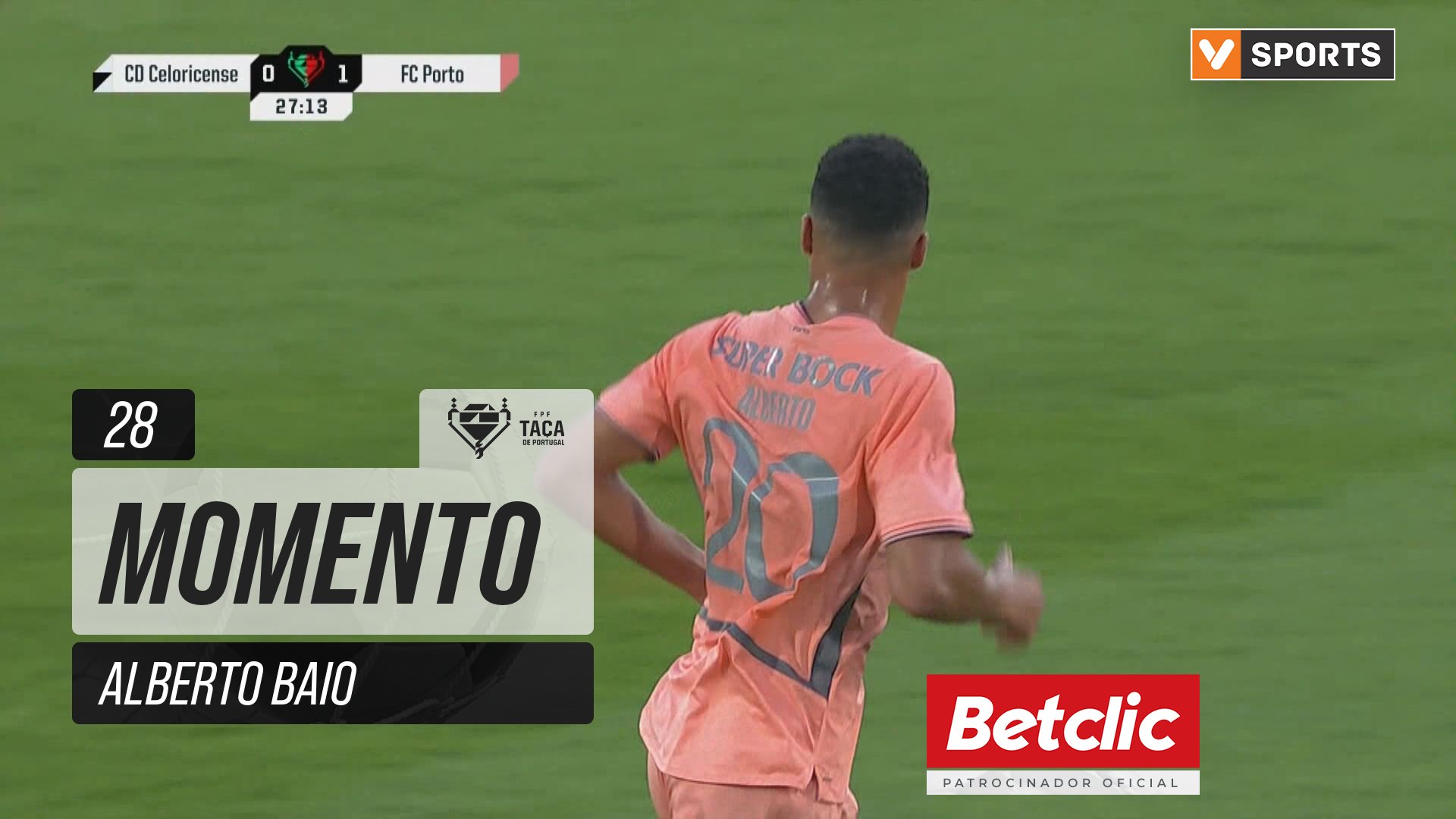 FC Porto, Jogada, Alberto Baio aos 28'