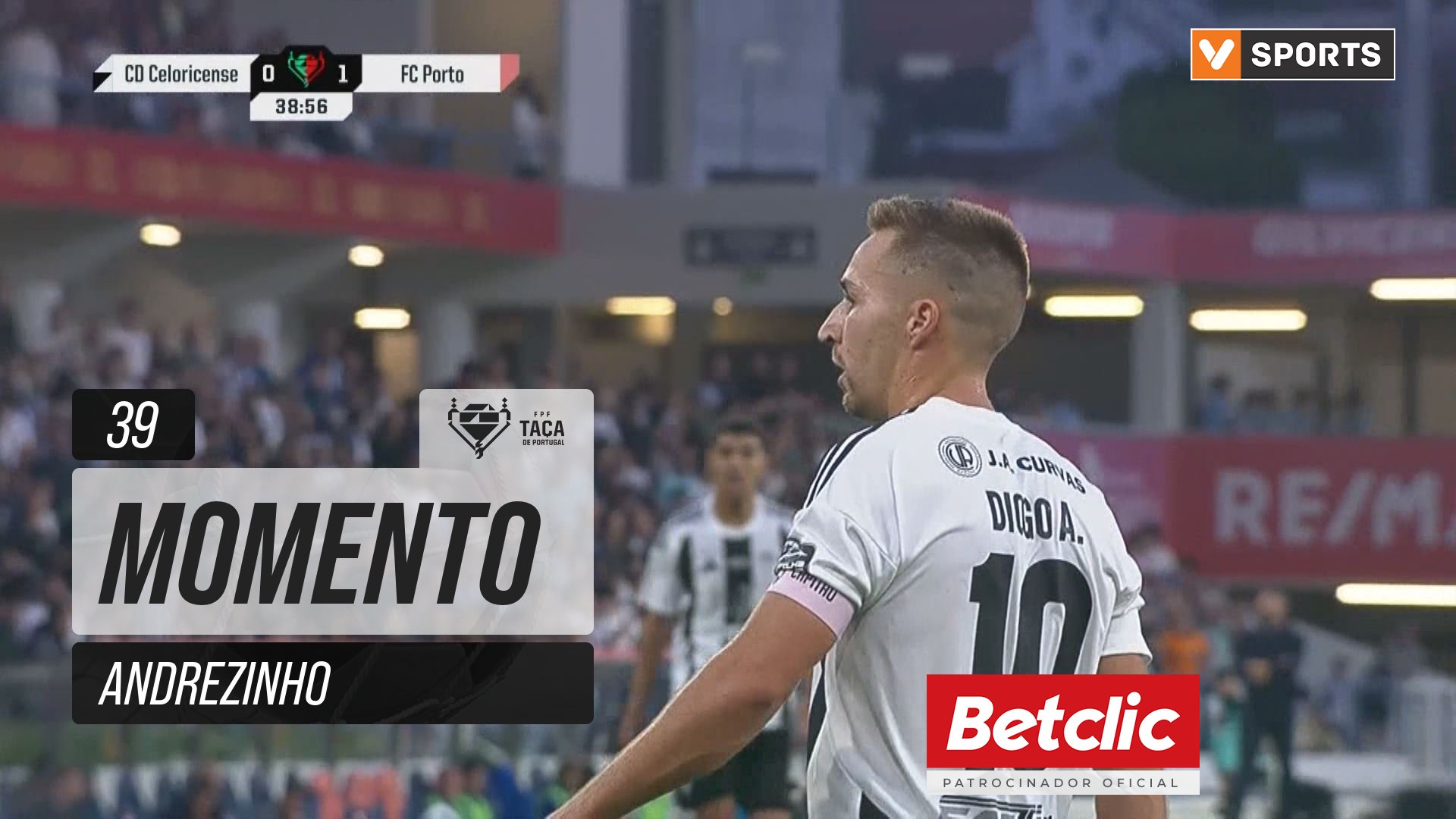 Celoricense, Jogada, Andrezinho aos 39'