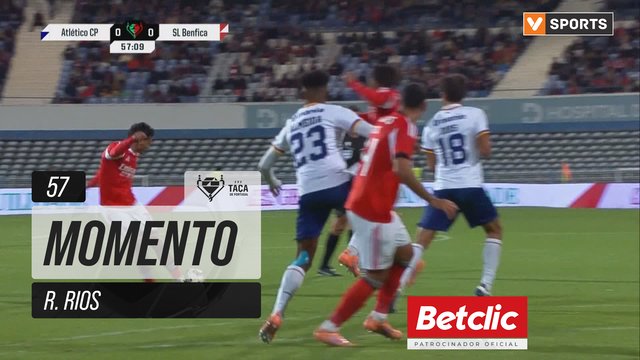 Benfica, Jogada, R. Rios aos 57'
