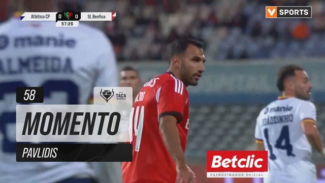 Benfica, Jogada, Pavlidis aos 58'
