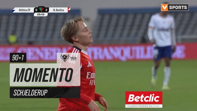 Benfica, Jogada, Schjelderup aos 90'+1'