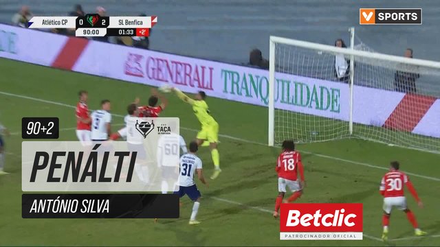 Benfica, Penálti, António Silva aos 90'+2'