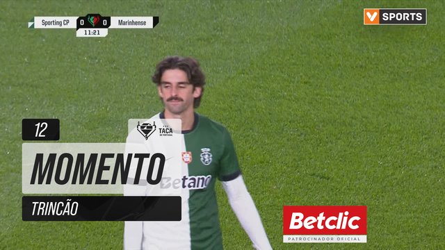 Sporting, Jogada, Trincão aos 12'
