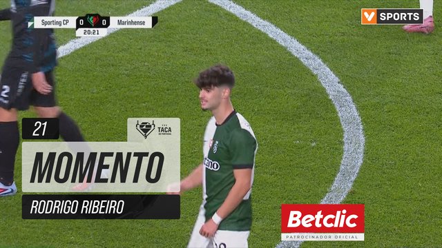 Sporting, Jogada, Rodrigo Ribeiro aos 21'