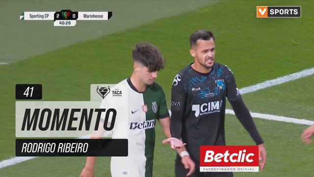 Sporting, Jogada, Rodrigo Ribeiro aos 41'