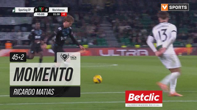 Marinhense, Jogada, Ricardo Matias aos 45'+2'