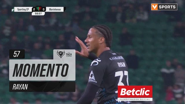Marinhense, Jogada, Rayan aos 57'