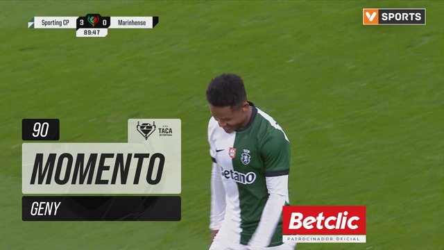 Sporting, Jogada, Geny aos 90'