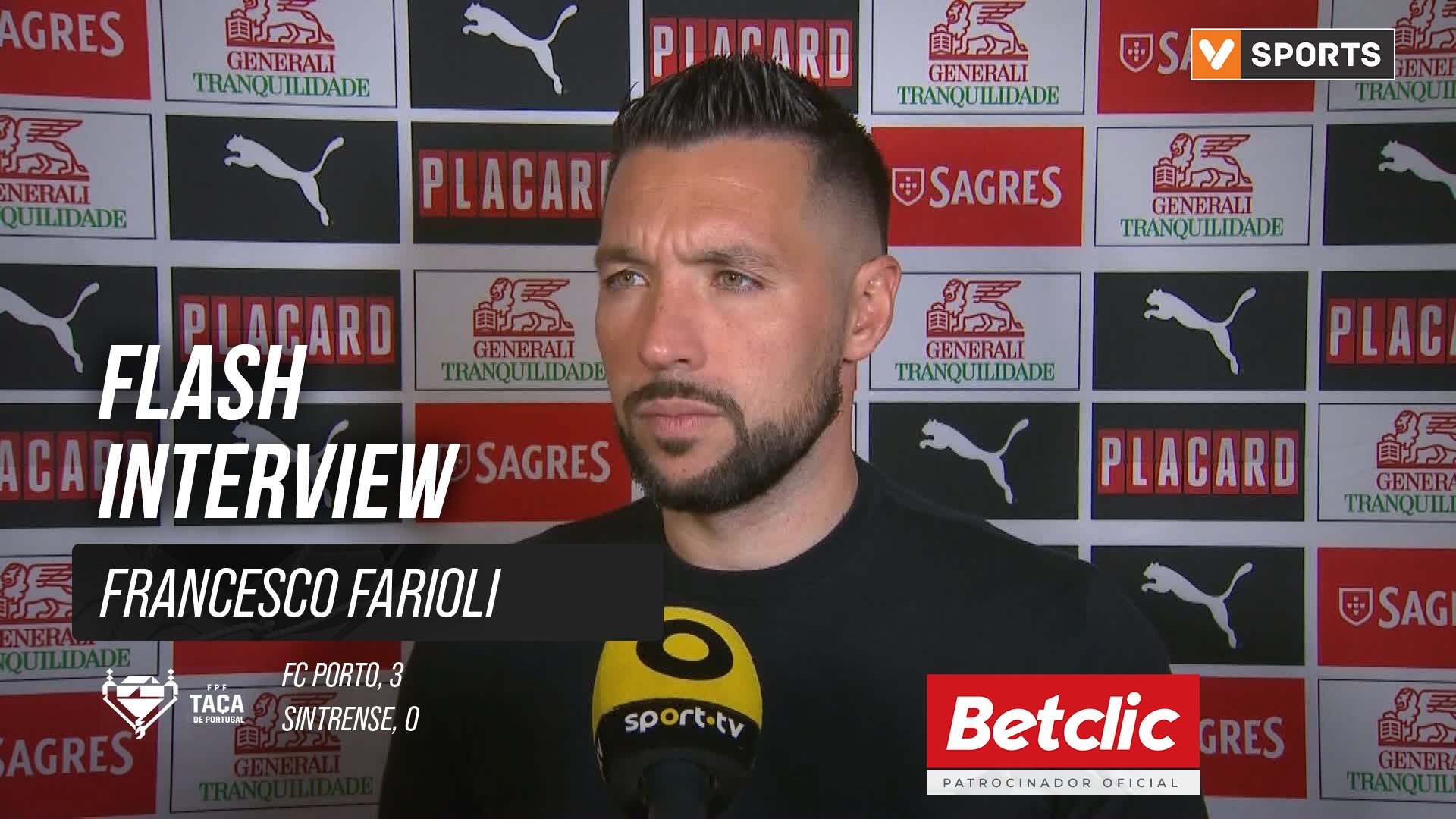 Taça de Portugal (4ª Eliminatória) | FC Porto 3-0 Sintrense: Flash Interview Francesco ...