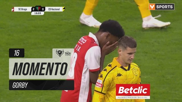 Braga, Jogada, Gorby aos 16'