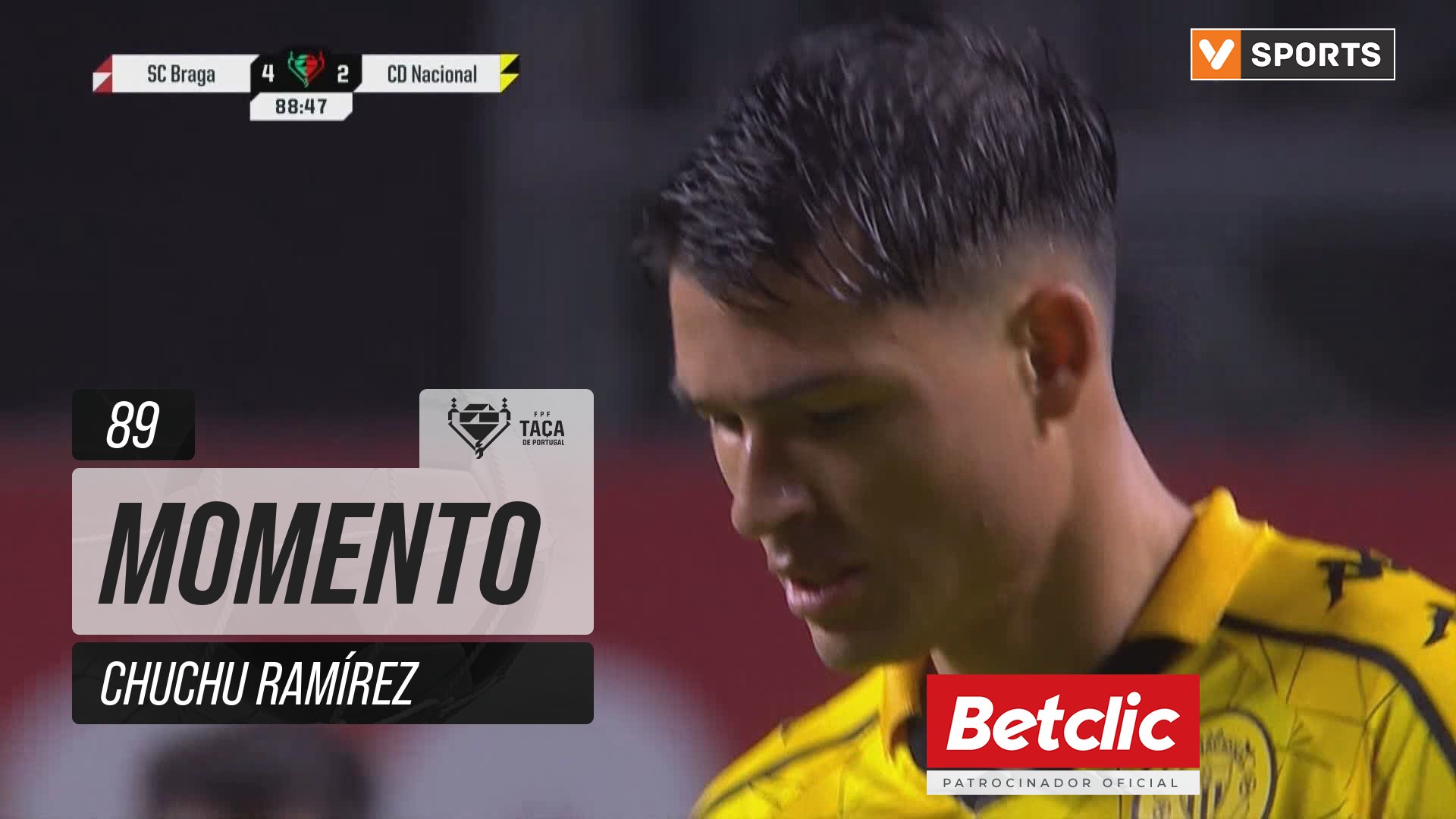 Nacional, Jogada, Chuchu Ramírez aos 89'