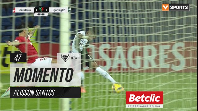Sporting, Jogada, Alisson Santos aos 47'