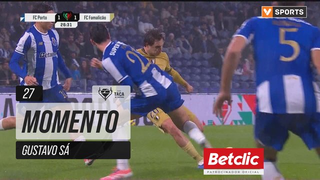 Famalicão, Jogada, Gustavo Sá aos 27'