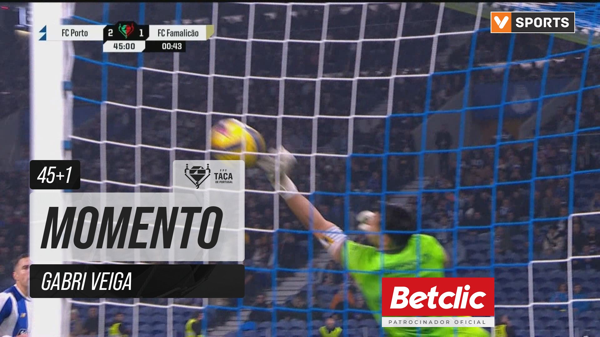 FC Porto, Jogada, Gabri Veiga aos 45'+1'