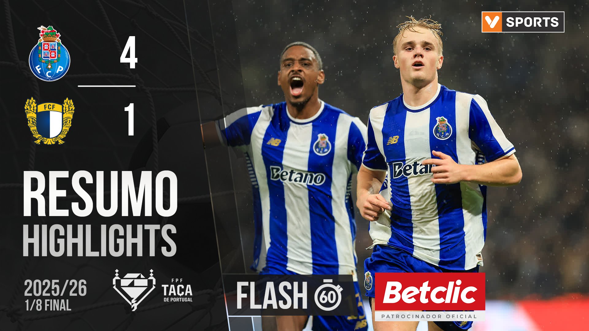 Taça de Portugal (Oitavos de Final): Resumo Flash FC Porto 4-1 Famalicão