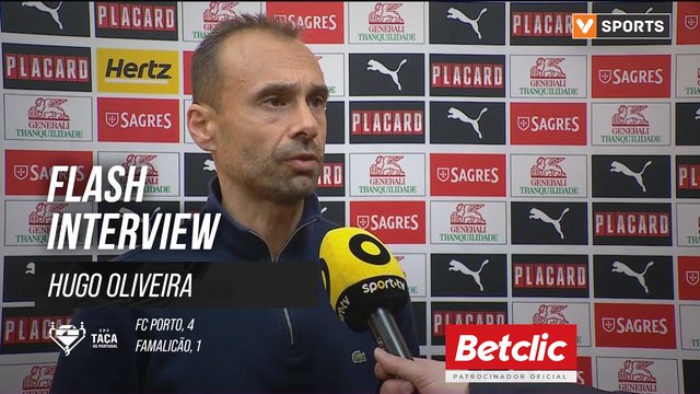Taça de Portugal (Oitavos de Final) | FC Porto 4-1 Famalicão: Flash Interview Hugo Oliveira