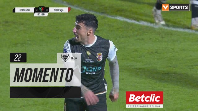 Caldas, Jogada, Gonçalo Barreiras aos 22'