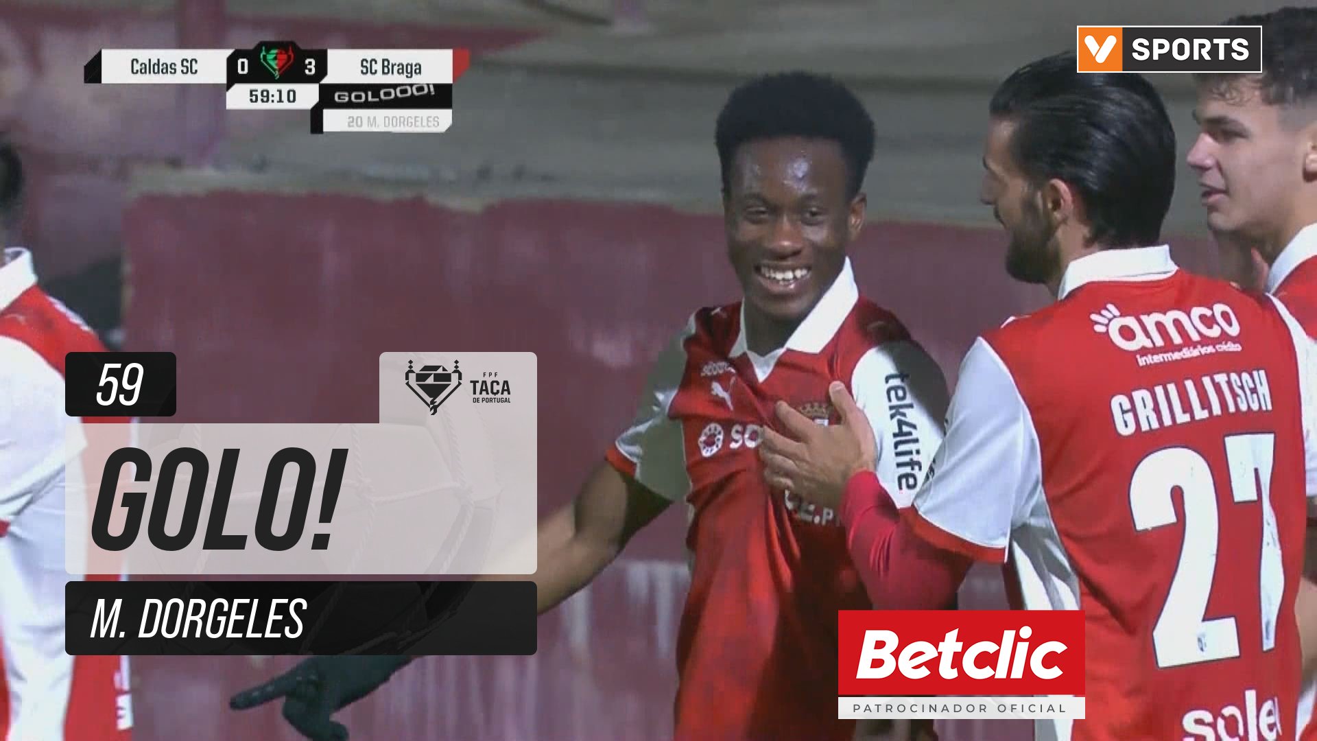 Taça de Portugal: Caldas vs SC Braga