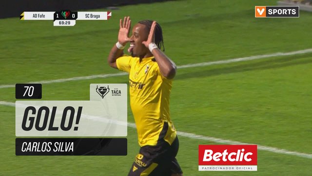 GOLO! Fafe, Carlos Silva aos 70', Fafe 2-0 Braga
