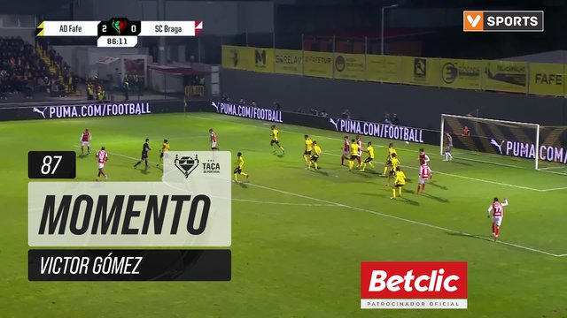 Braga, Jogada, Victor Gómez aos 87'