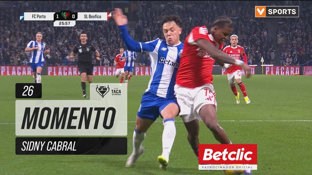 Benfica, Jogada, Sidny Cabral aos 26'