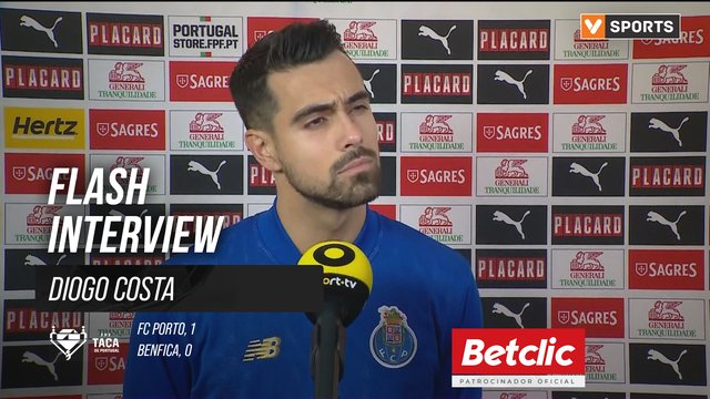 Taça de Portugal (Quartos de Final) | FC Porto 1-0 Benfica: Flash Interview Diogo Costa