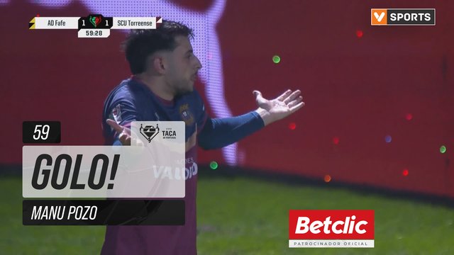 GOLO! Torreense, Manu Pozo aos 59', Fafe 1-1 Torreense