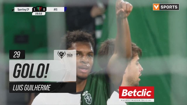 GOLO! Sporting, Luis Guilherme aos 29', Sporting 1-0 AVS