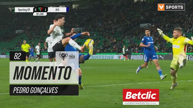 Sporting, Jogada, Pedro Gonçalves aos 82'