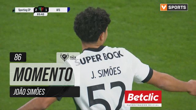 Sporting, Jogada, João Simões aos 86'