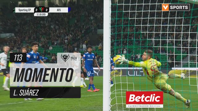 Sporting, Jogada, L. Suárez aos 113'