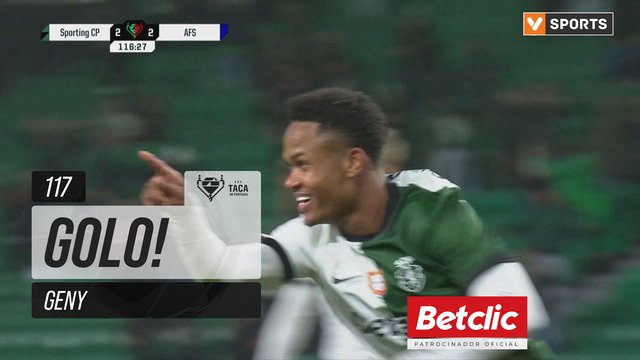 GOLO! Sporting, Geny aos 117', Sporting 3-2 AVS