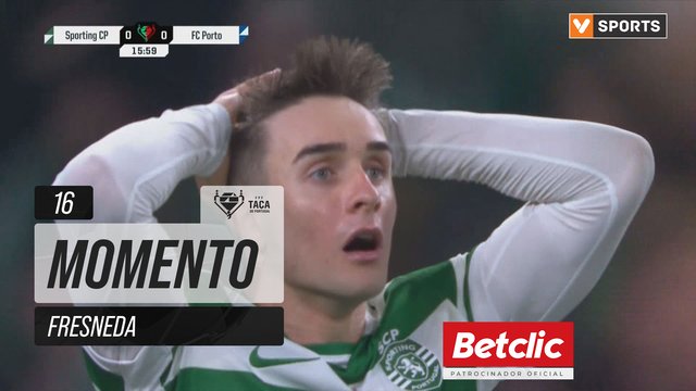 Sporting, Jogada, Fresneda aos 16'