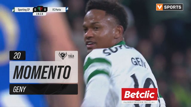 Sporting, Jogada, Geny aos 20'