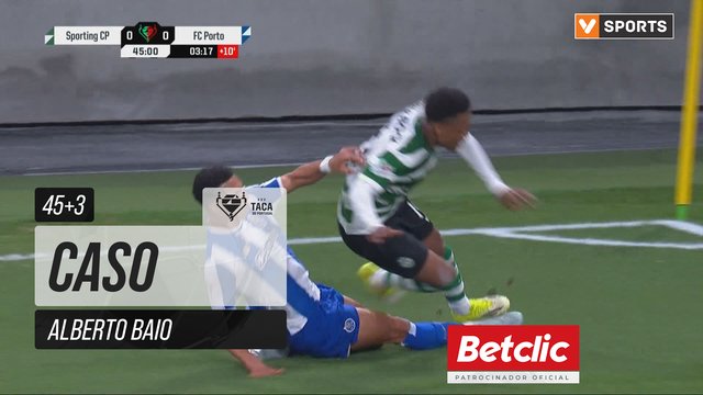 FC Porto, Caso, Alberto Baio aos 45'+3'