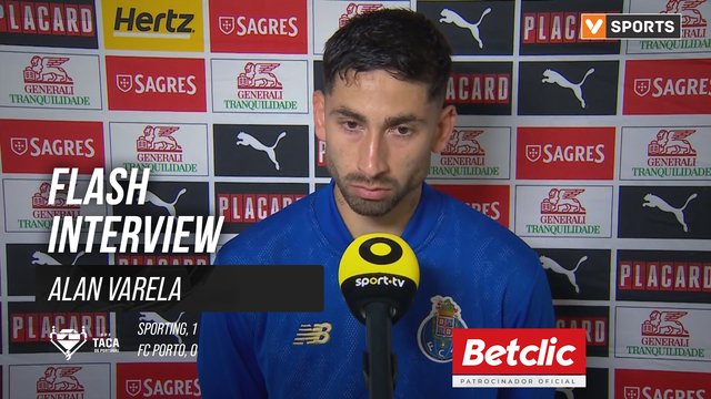 Taça de Portugal (Meias-Finais) | Sporting 1-0 FC Porto: Flash Interview Alan Varela