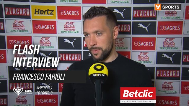 Taça de Portugal (Meias-Finais) | Sporting 1-0 FC Porto: Flash Interview Francesco Farioli