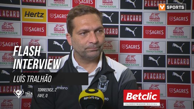 Taça de Portugal (Meias-Finais) | Torreense 2-0 Fafe: Flash Interview Luís Tralhão