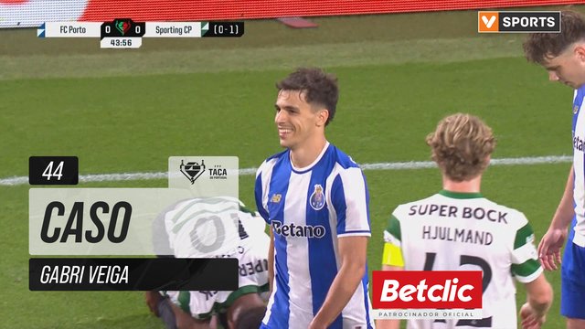 FC Porto, Cartão Amarelo, Gabri Veiga aos 44'