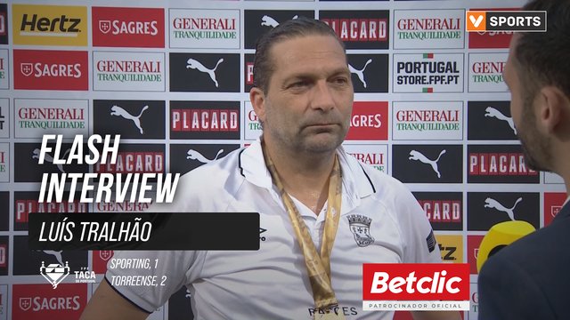 Taça de Portugal (Final) | Sporting 1-2 Torreense: Flash Interview Luís Tralhão