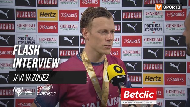 Taça de Portugal (Final) | Sporting 1-2 Torreense: Flash Interview Javi Vázquez