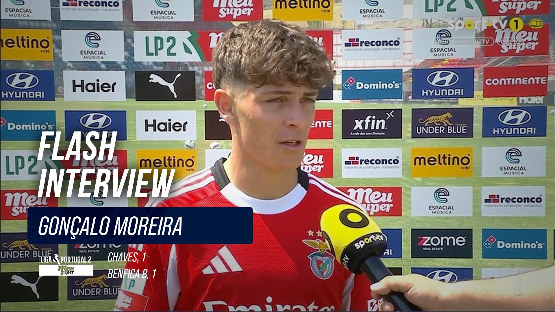 Flash Interview Gonalo Moreira (Benfica B)